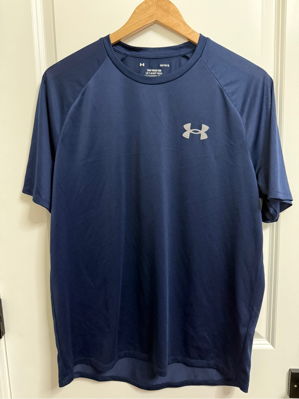 Under Armour The Tech Tee- Navy Blue Short Sleeve Performance Tee